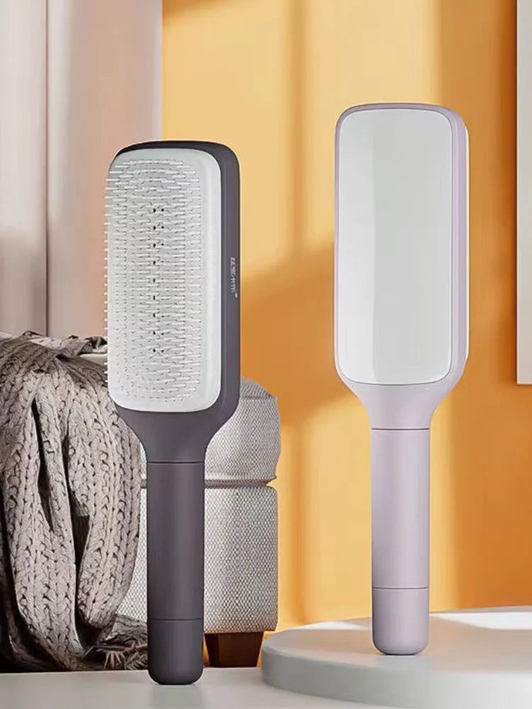 CleanSwipe™ - Schone Haarborstel Met Één Druk Op De Knop